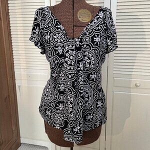 Carole Little Blouse Women's L